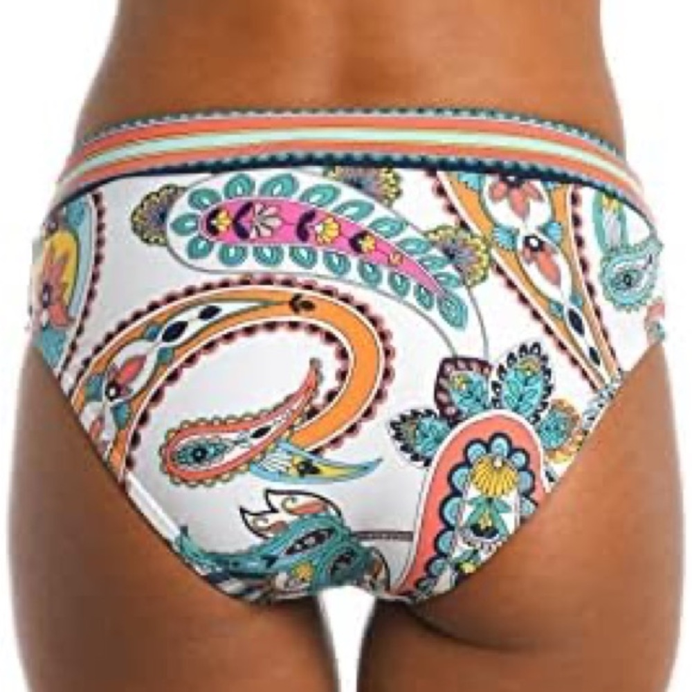 La Blanca Swim Bottom Pave the Way Paisley Print Size 10 NWT - Picture 7 of 7